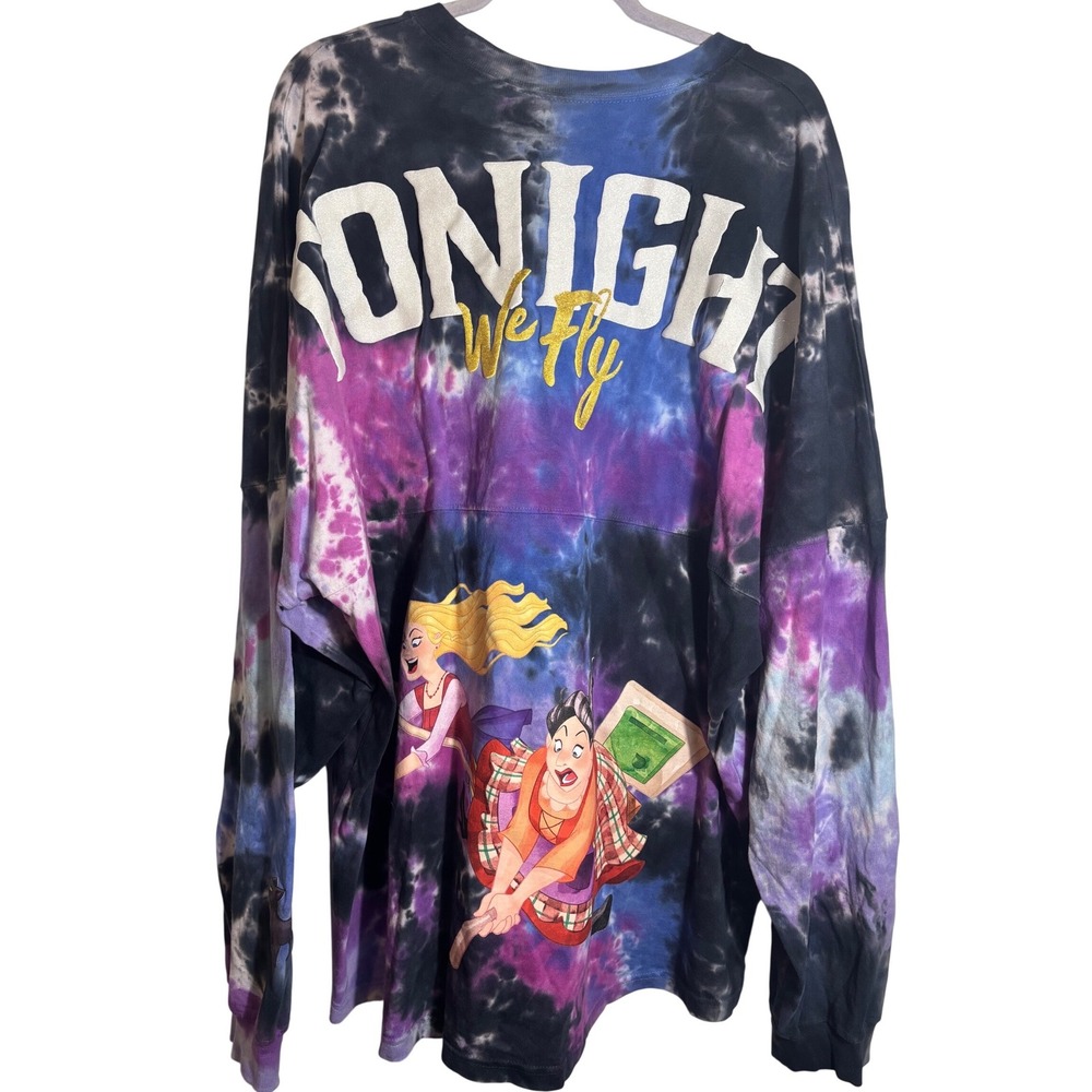 Disney Hocus Pocus "Tonight We Fly" Sanderson Sisters Tie Dye Spirt Jersey XXL‎ - Picture 2 of 10